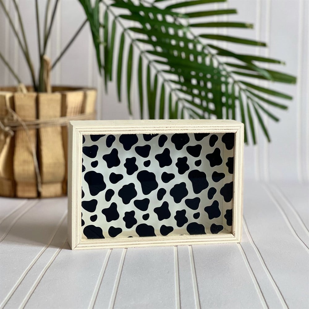 Cow Wooden Money Box