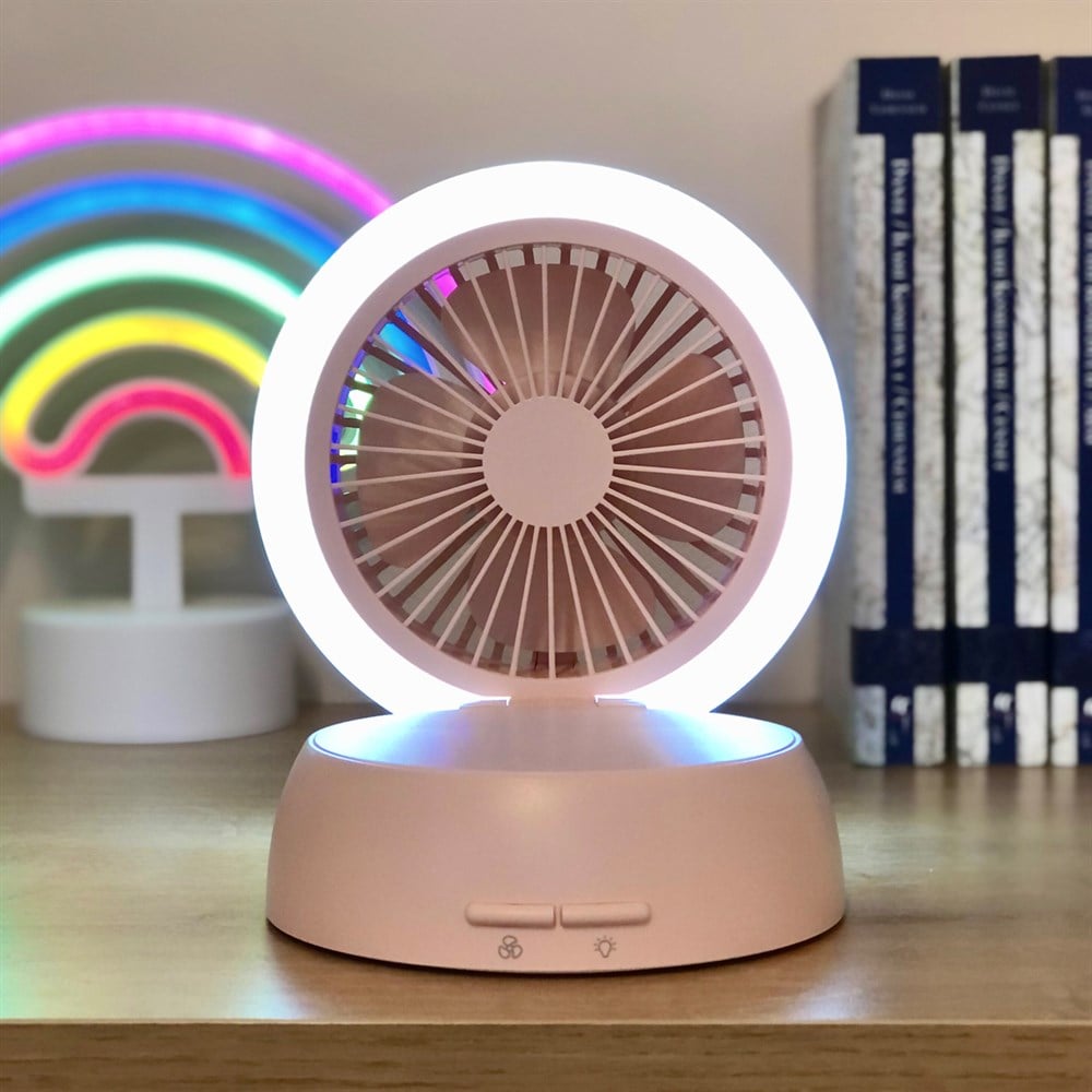 Işıklı Masa Fanı