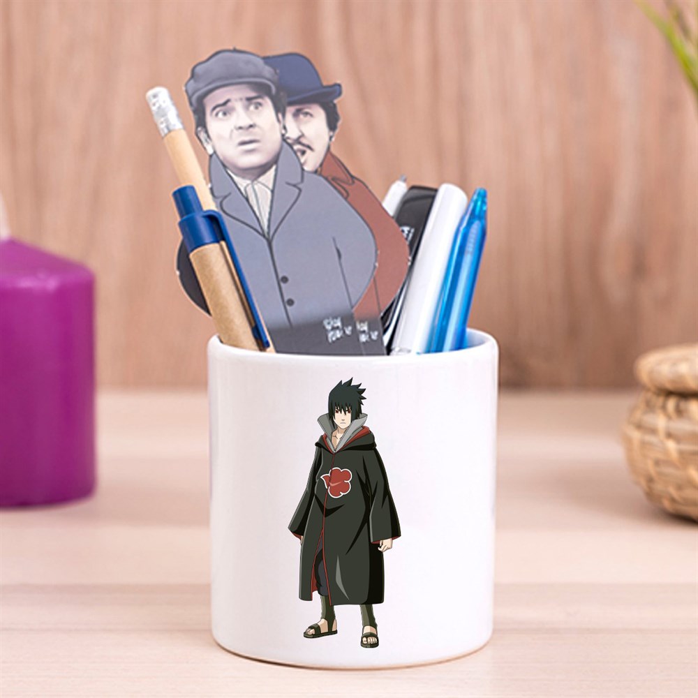 İtachi Naruto Tasarımlı Seramik Kalemlik
