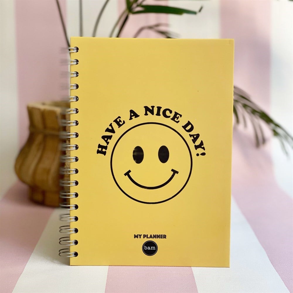 İyi Günler Dilerim Tasarımlı Spiralli Defter