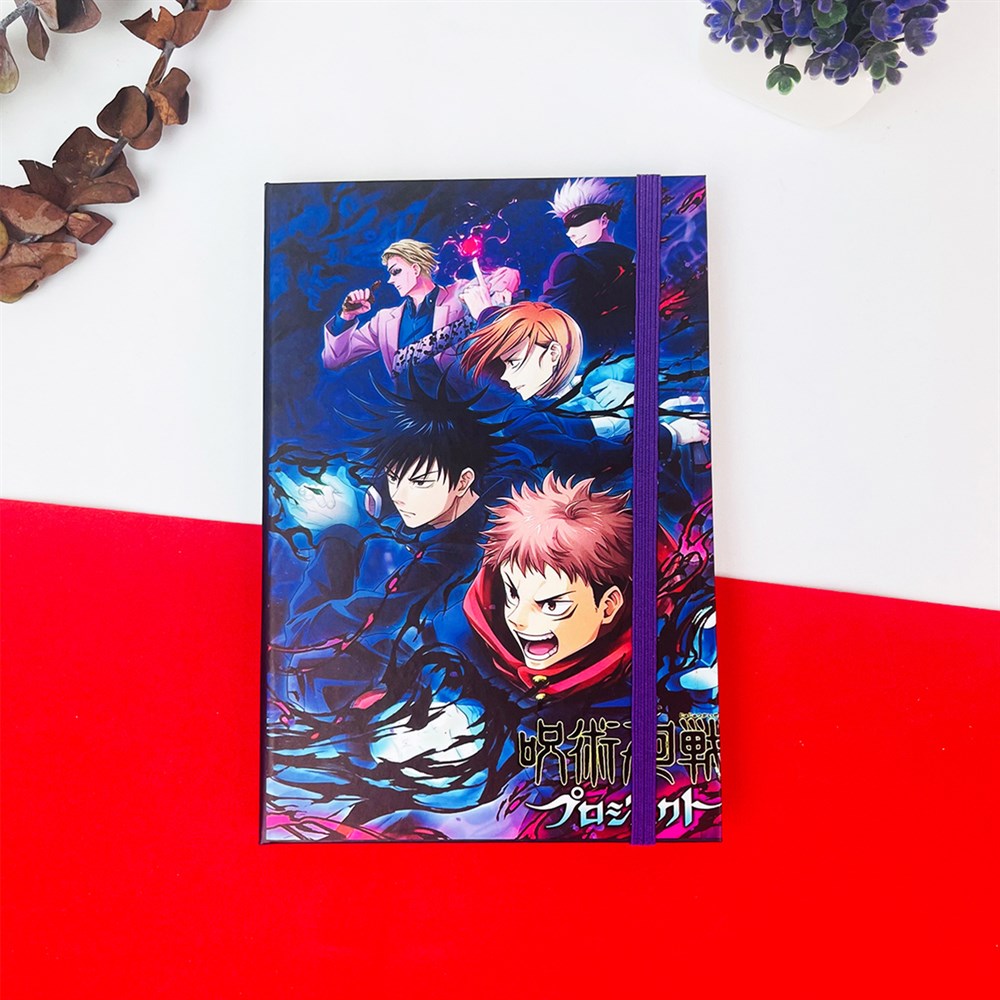 Jinjutsu Kaisen Tasarımlı Lastikli Defter