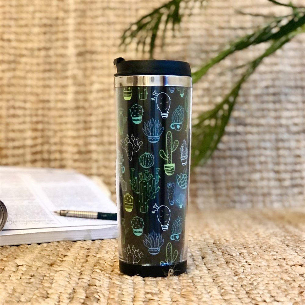 Kaktüs Tasarımlı 400 Ml Mug Bardak