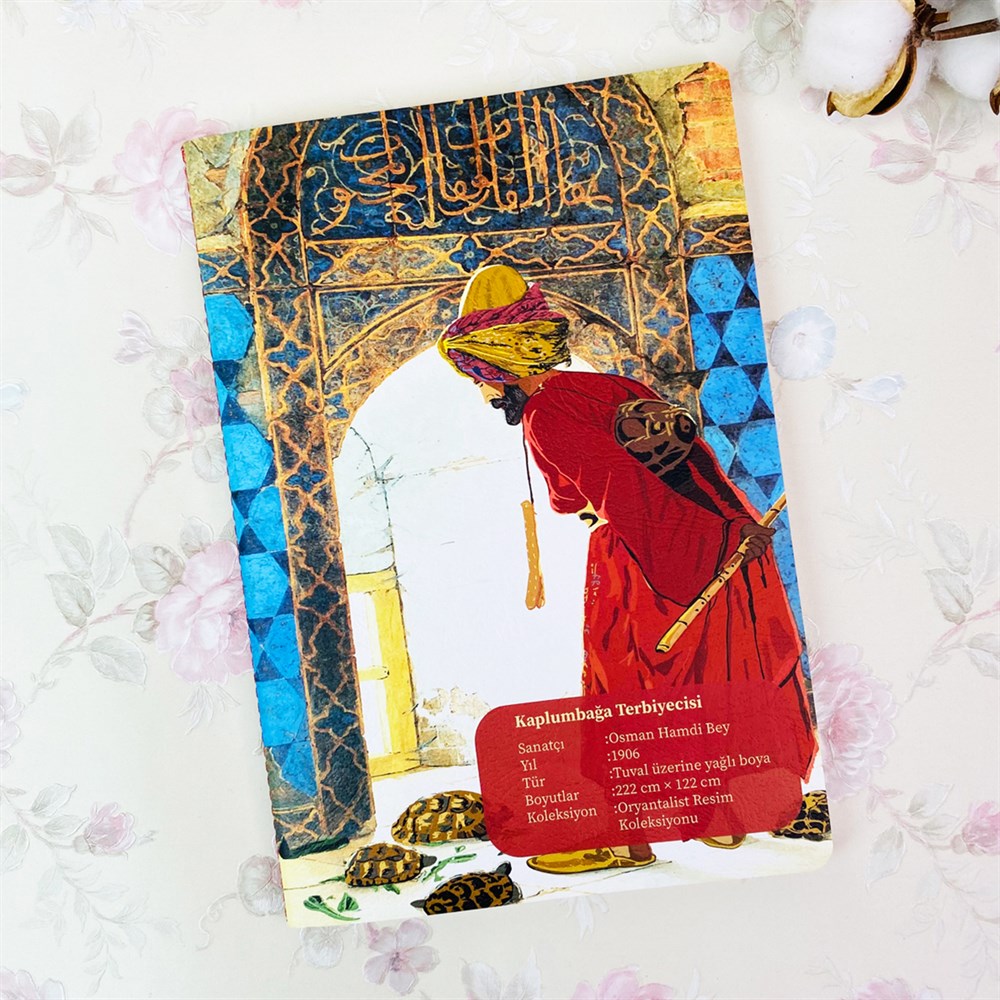 Kaplumbağa Terbiyecesi Tasarımlı Art Defter