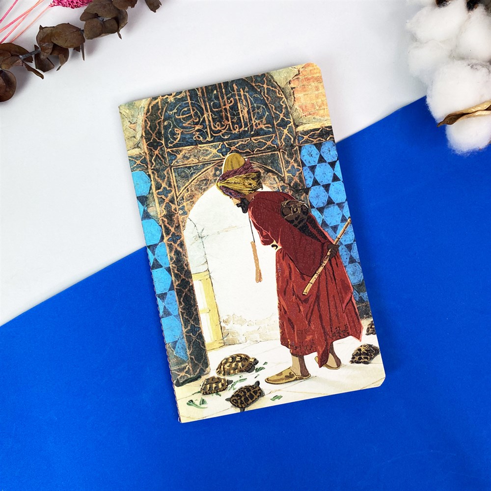 Kaplumbağa Terbiyecesi Tasarımlı Terzi Dikişli Defter