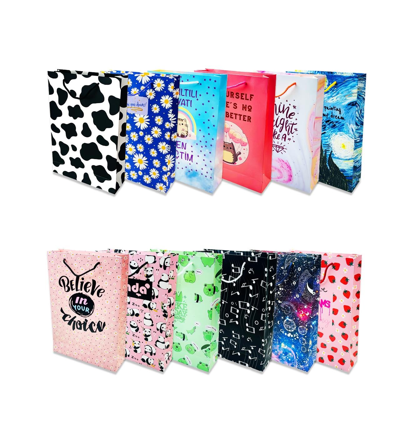 Karton Çanta v2 12x Karışık Model