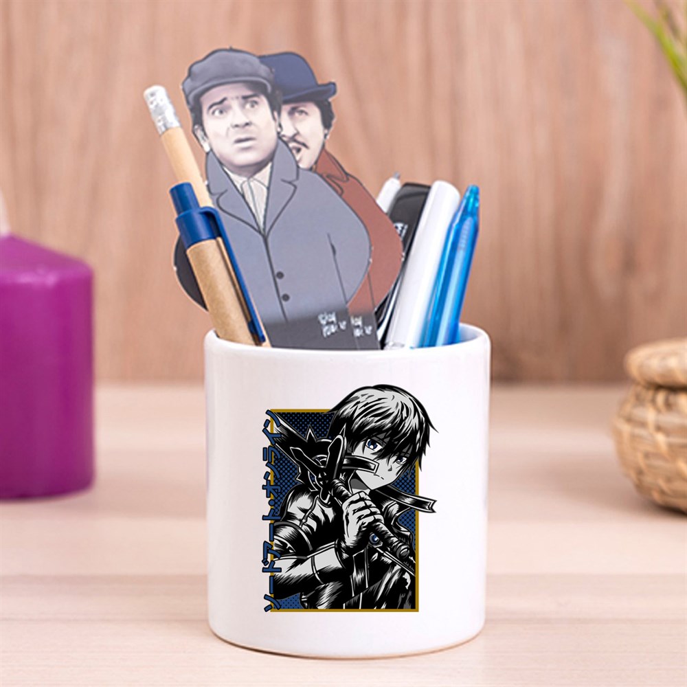 Kazuto Kirigaya Tasarımlı Seramik Kalemlik