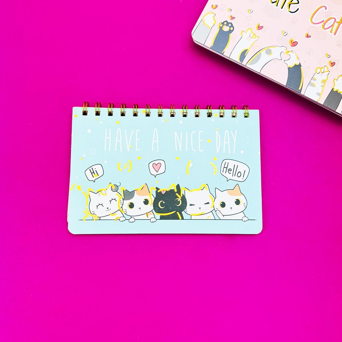 Kedi Klavye Önü Düzenleyici Defter