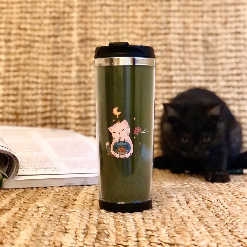 Kedi Tasarımlı 400 Ml Mug Bardak
