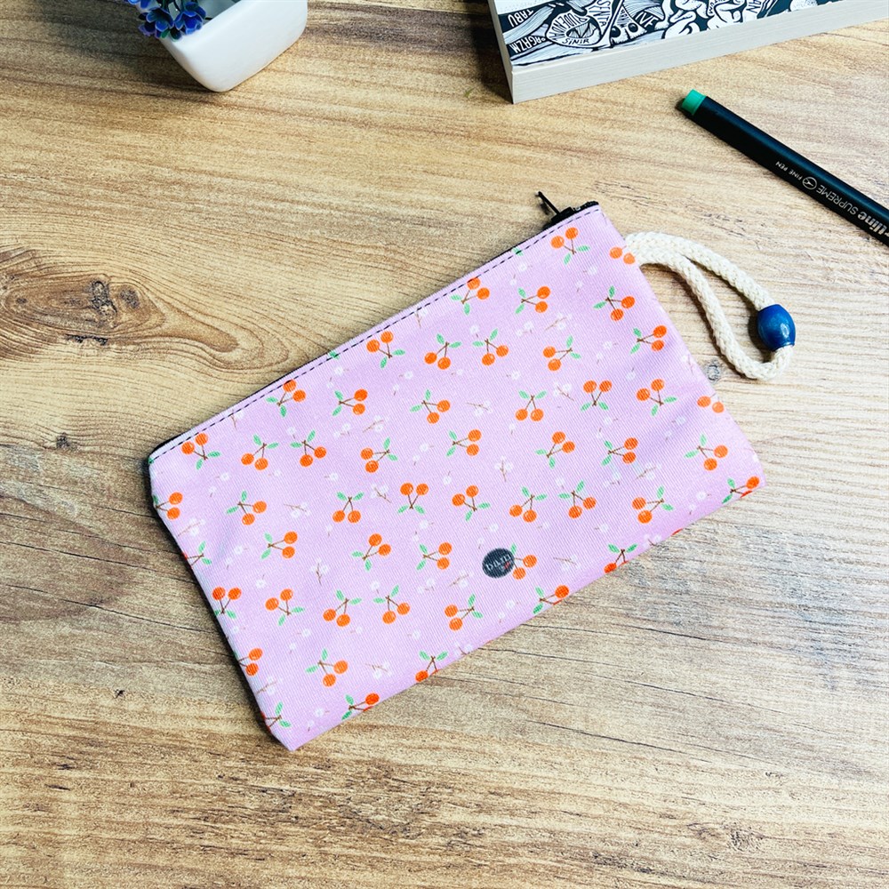 Cherry Cloth Pencil Case