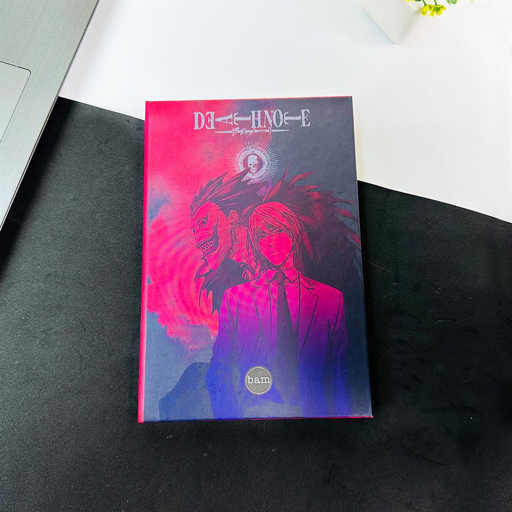Kırmızı Death Note Tasarımlı Lastikli Defter