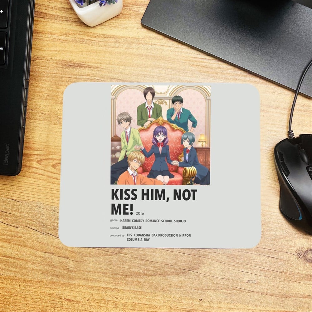 Kiss Him Not Me Tasarımlı Mouse Pad