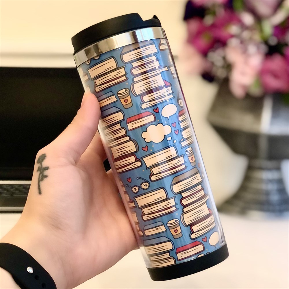 Kitap Tasarımlı 400 Ml Mug Bardak