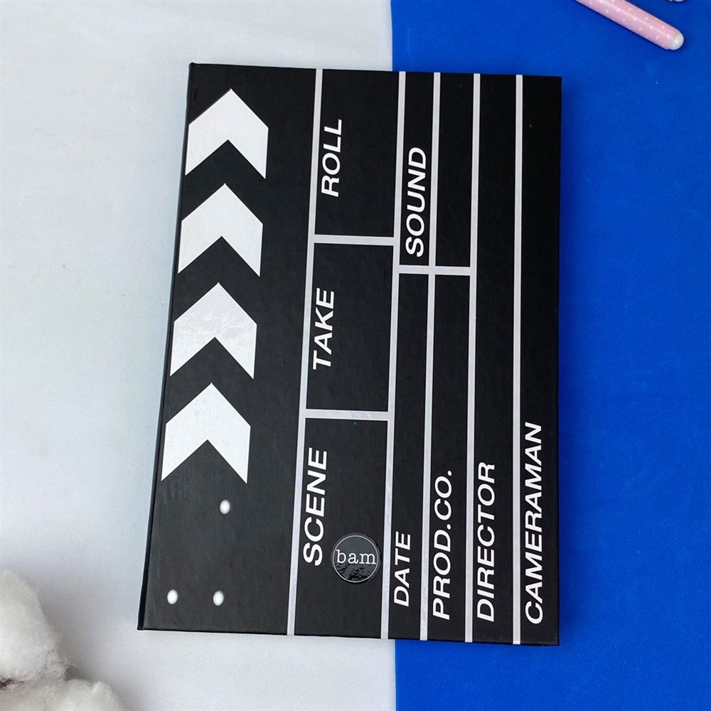 Klaket Tasarımlı Lastikli Defter