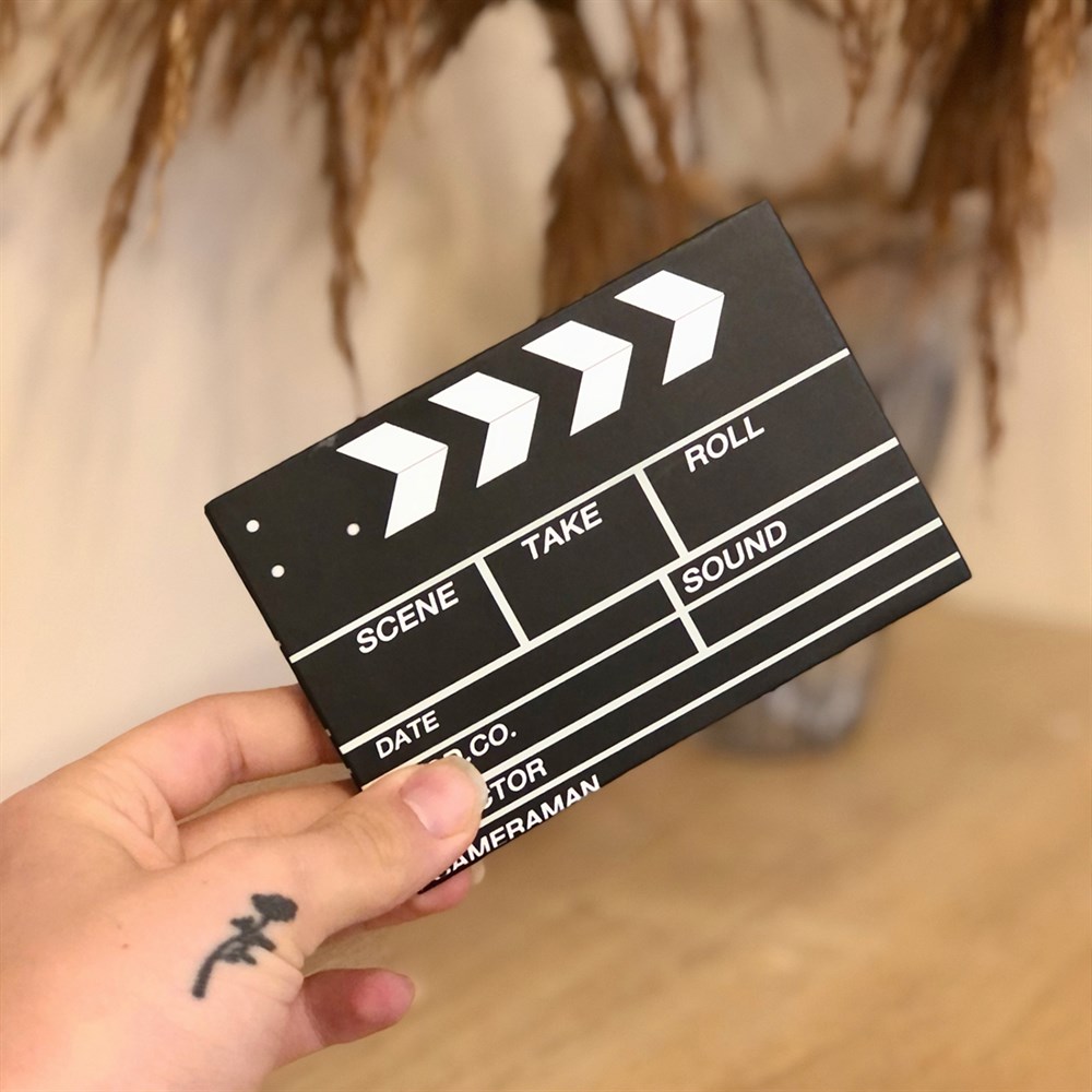 Clapperboard Mini Photo Album w/Stickers