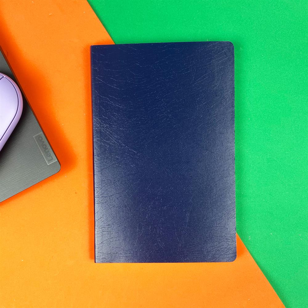 Koyu Mavi Deri Defter