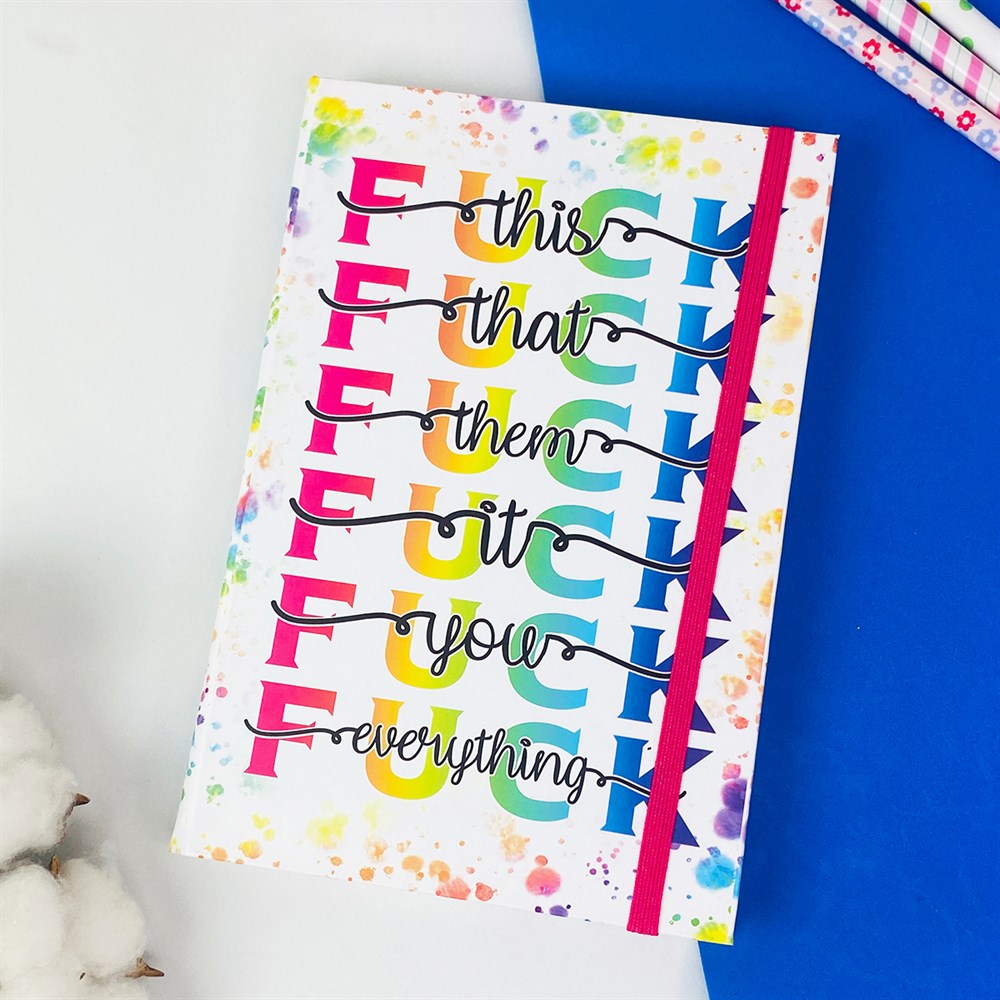 Lanet Olsun Tasarımlı Lastikli Defter