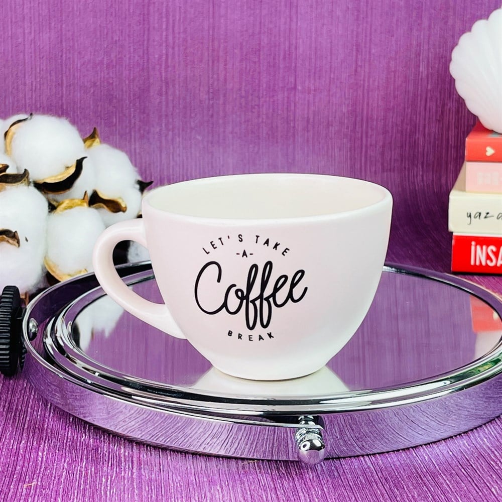 Let's Take a Coffe Break Printed Cup