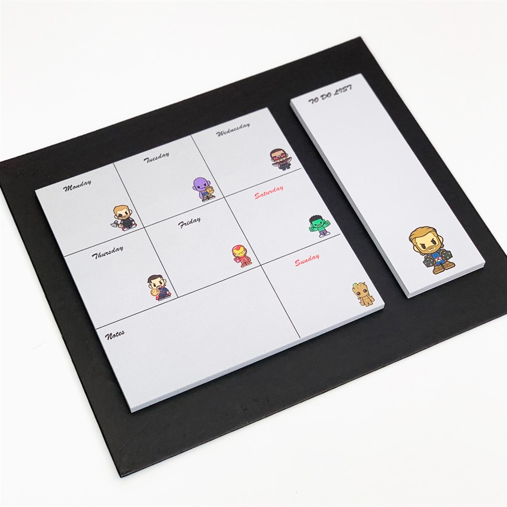 Marvel Tasarımlı Haftalık Planner