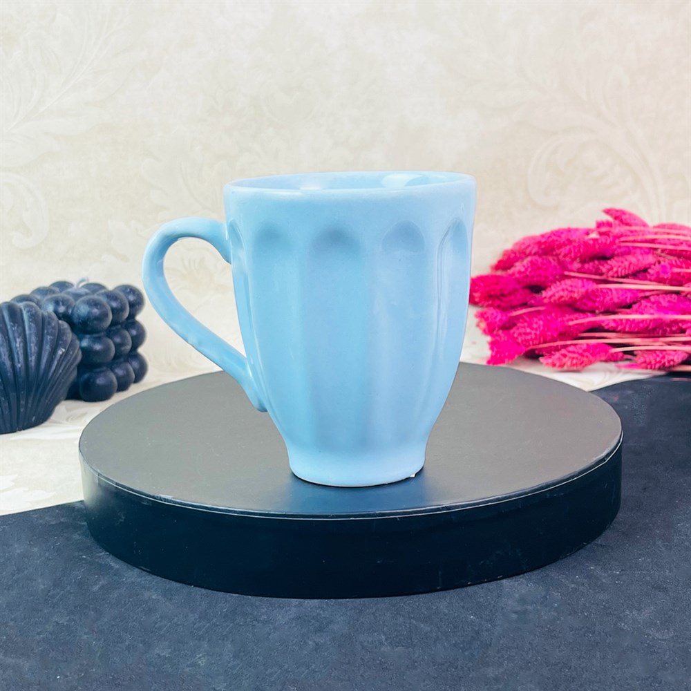 Mavi Renk Badem Kupa 250 Ml 