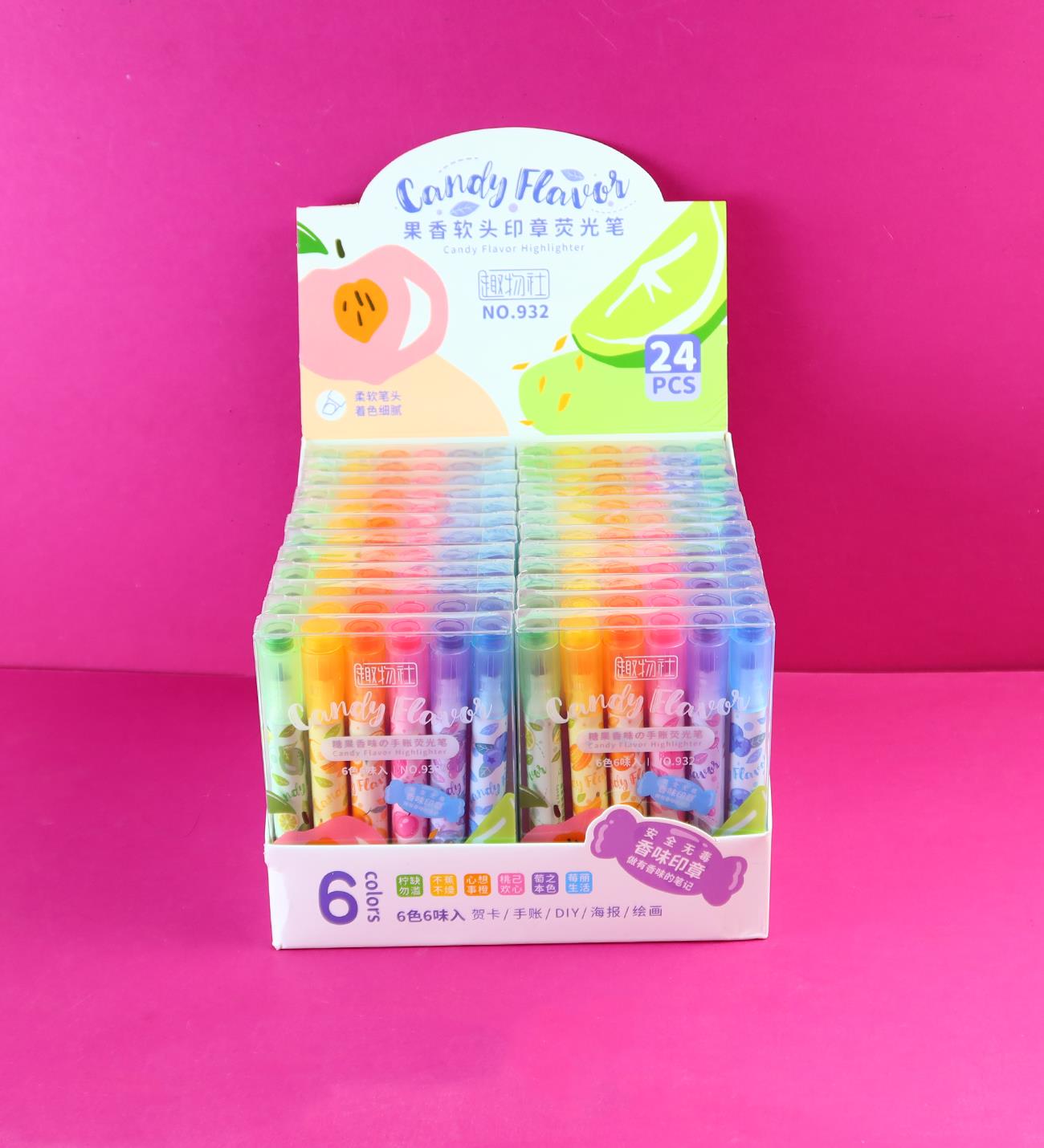 Meyve Kokulu Keçeli Kalem x24