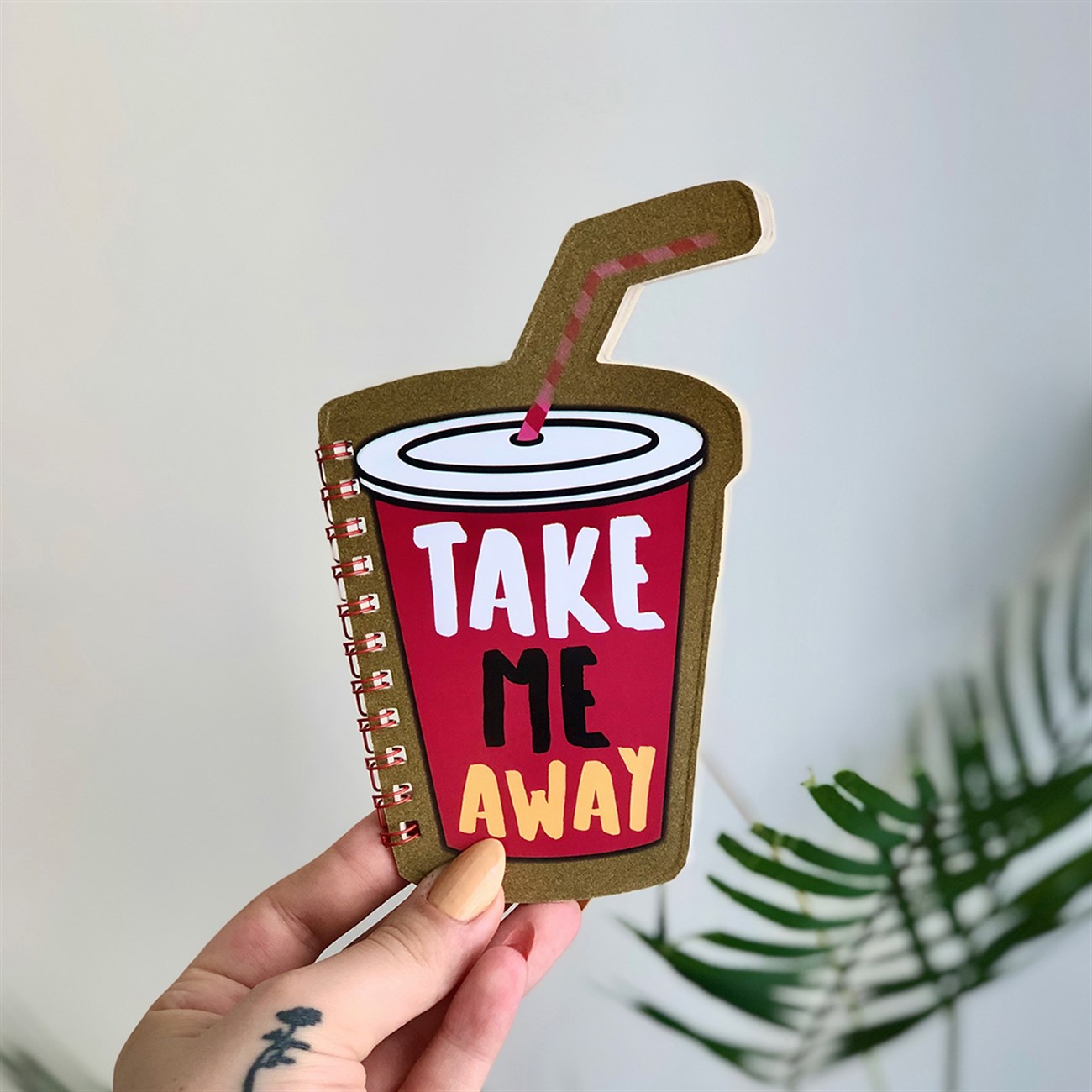 Meyve Suyu Tasarımlı Şekilli Defter