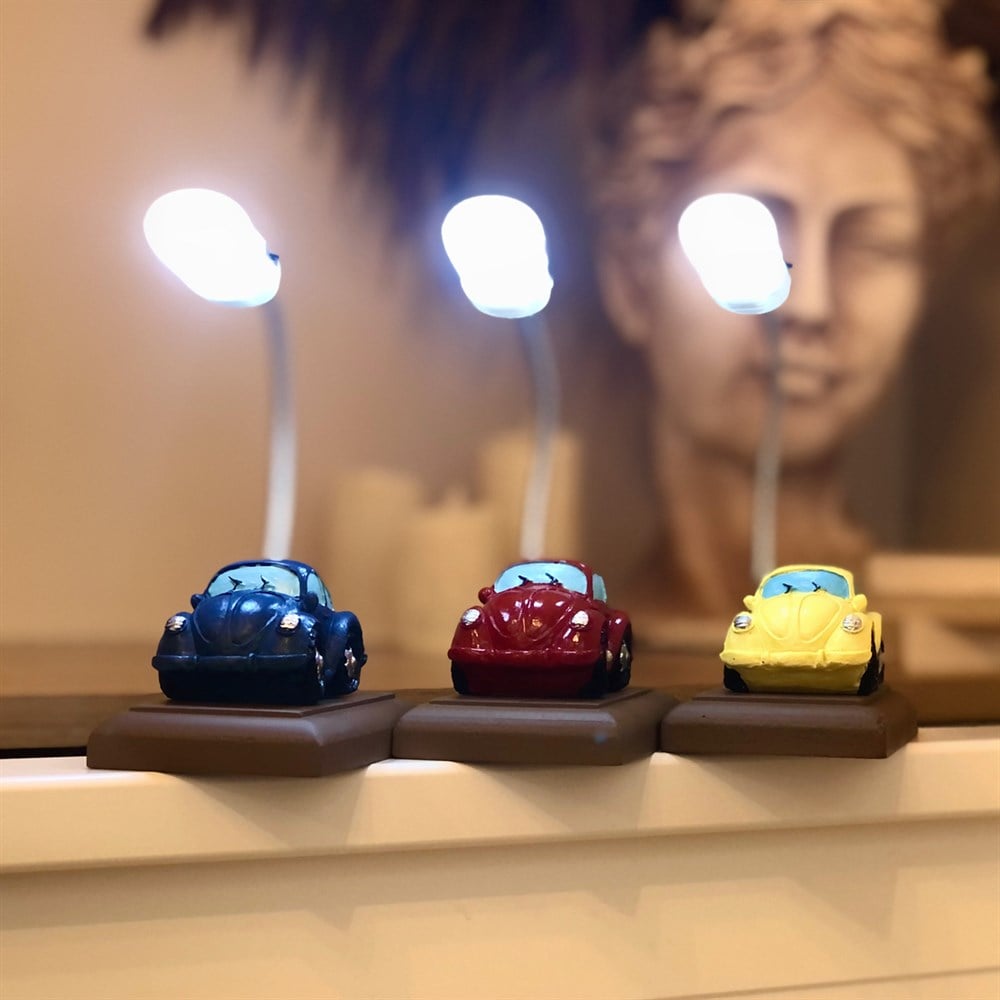 Mini Araba Işıklı Masa Lambası