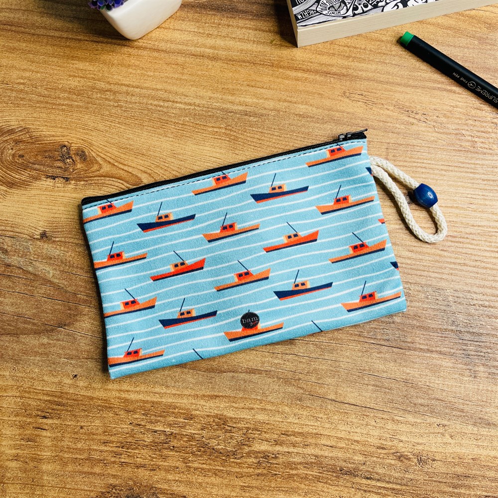 Mini Ships Cloth Pencil Case