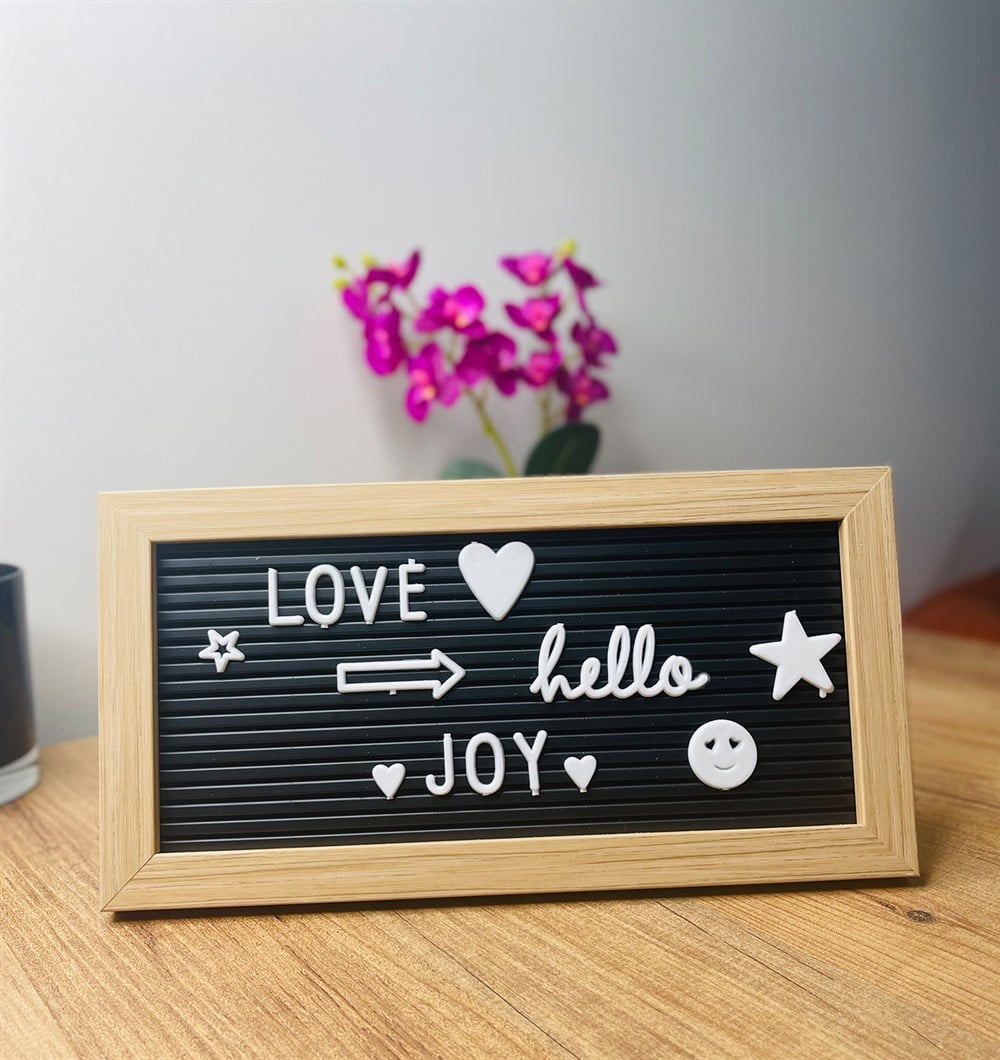 Mini Siyah Mesaj Panosu