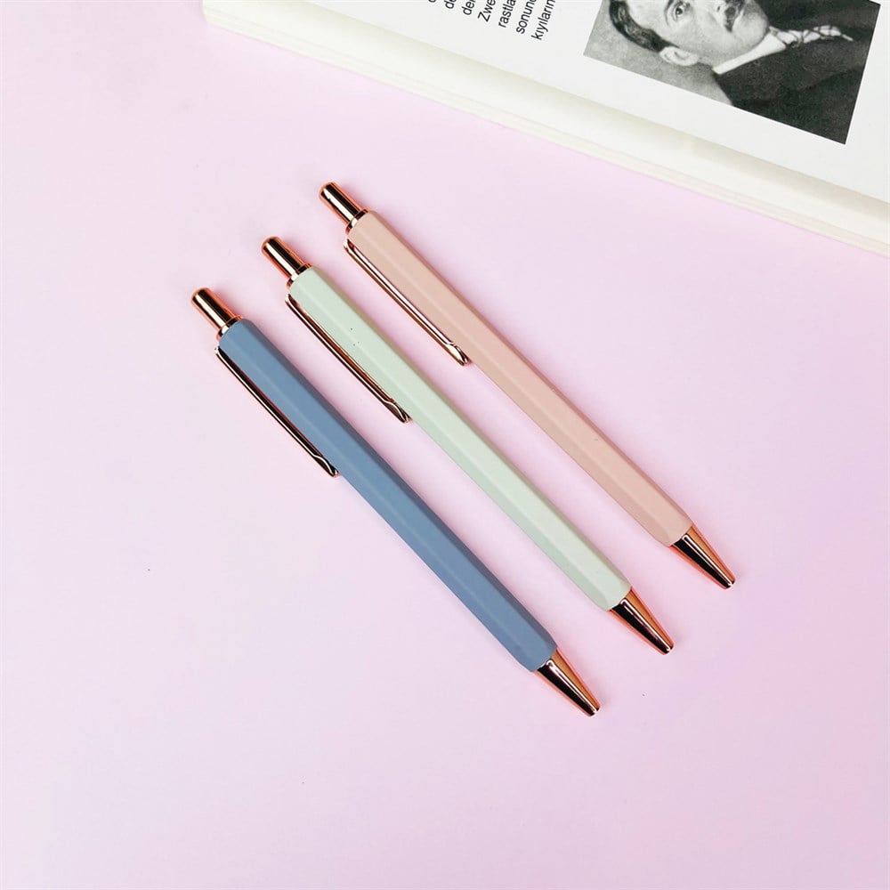 Morandi Style Siyah Soft Jel kalem