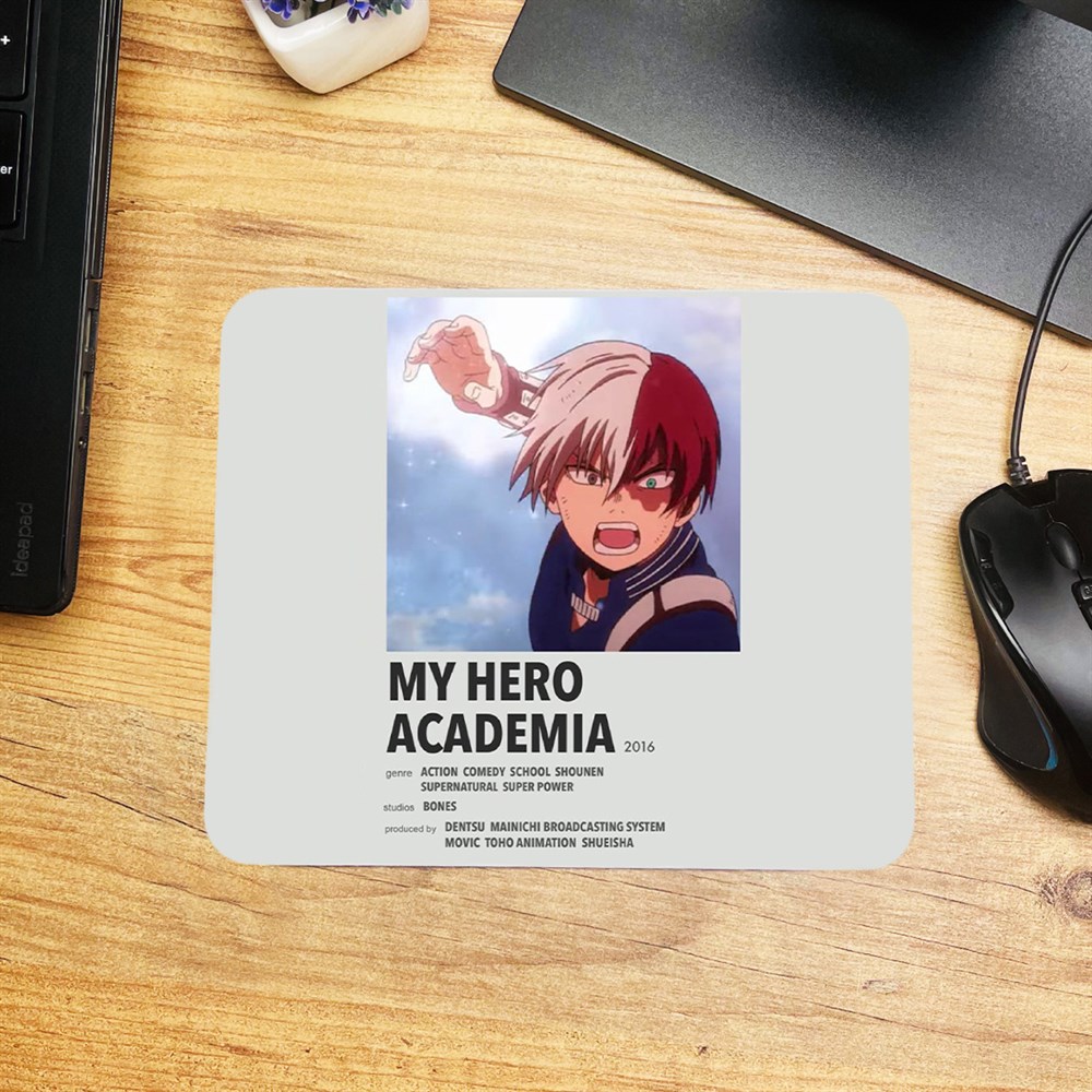 My Hero Academia Kunye Tasarımlı Mouse Pad