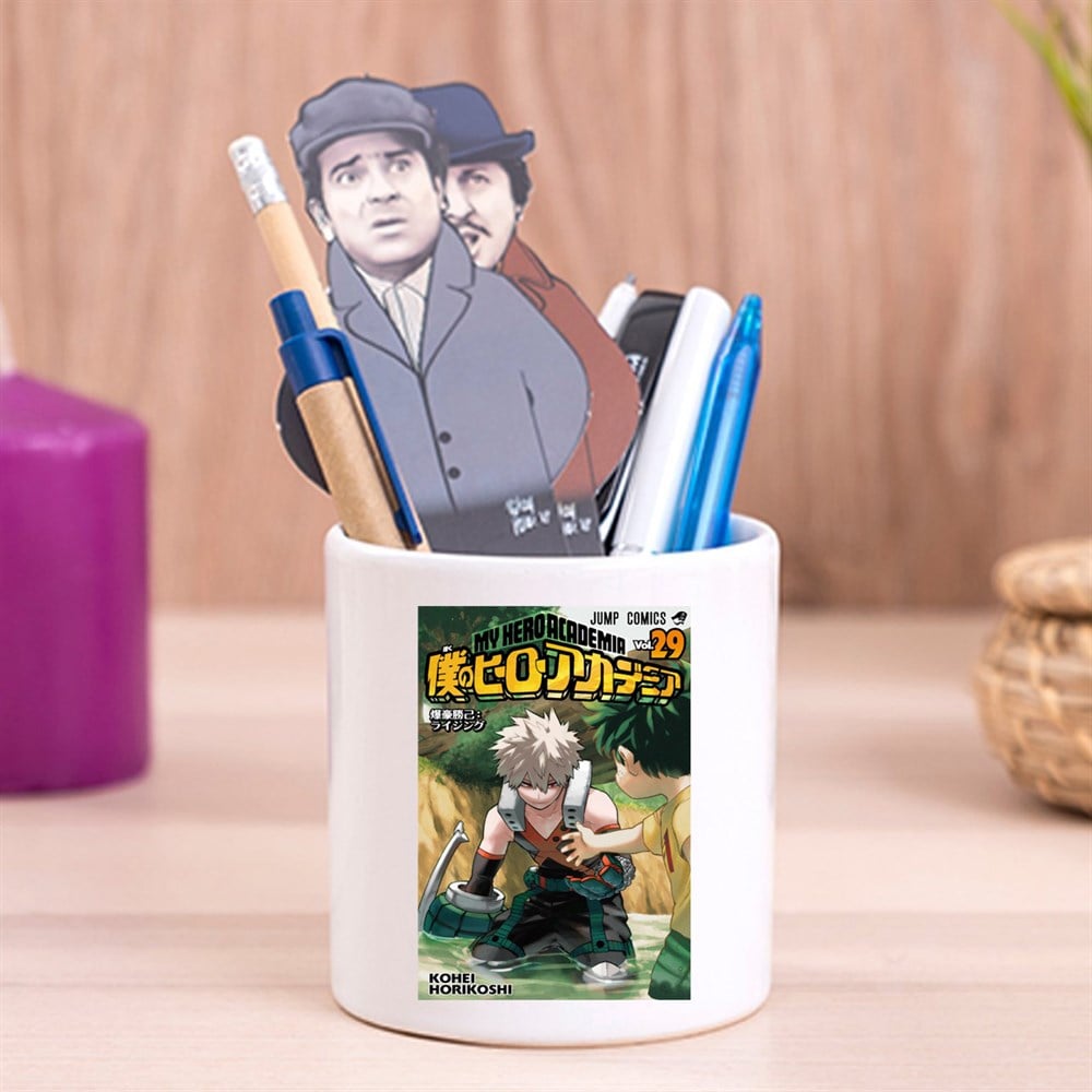 My Hero Academy 2 Tasarımlı Seramik Kalemlik
