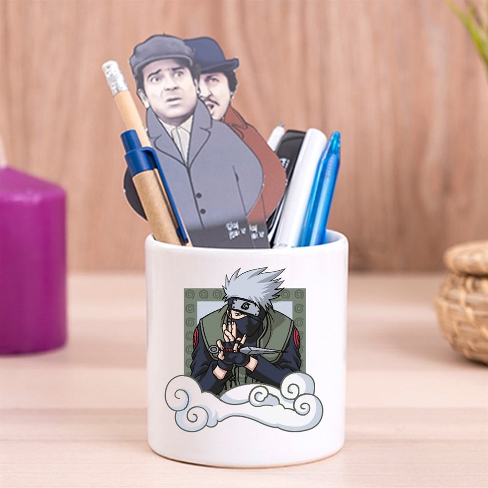 Naruto Bıçak Tasarımlı Seramik Kalemlik