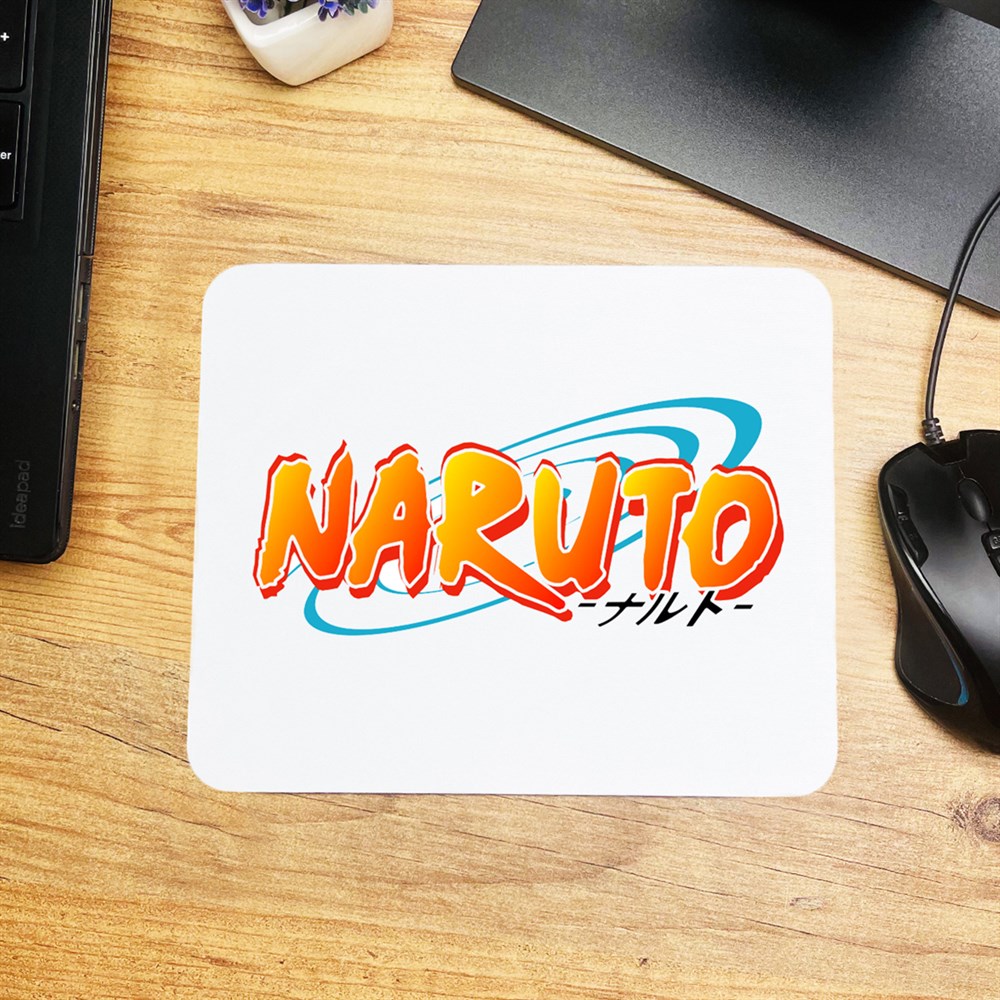 Naruto Logo Tasarımlı Mouse Pad