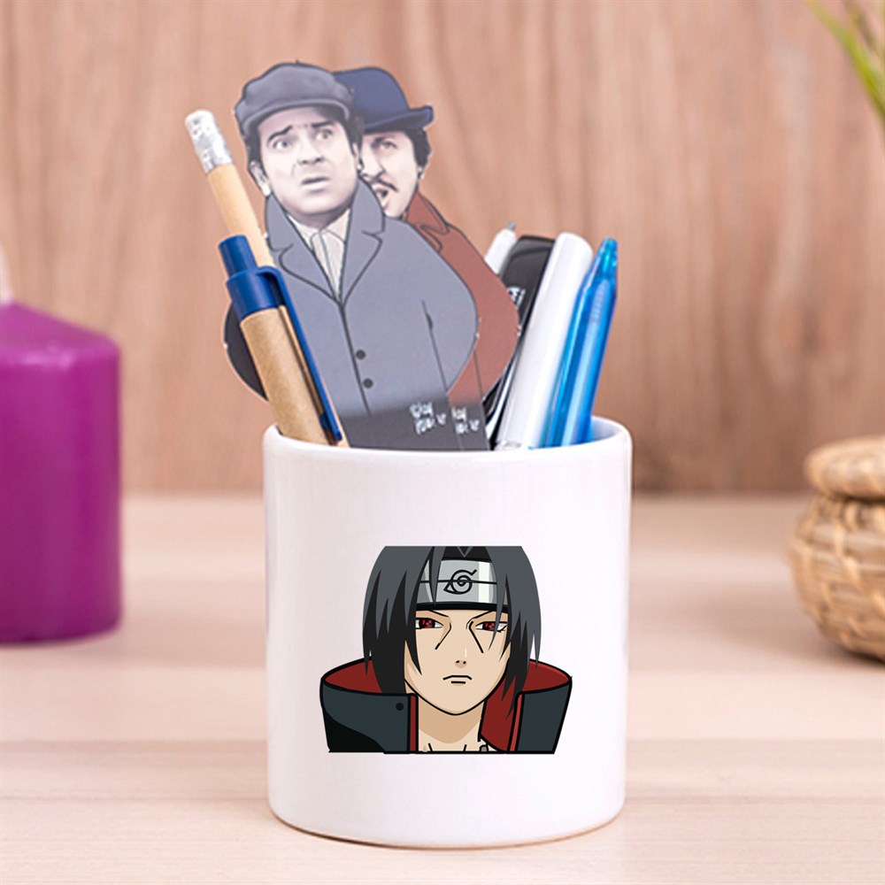 Naruto One Tasarımlı Seramik Kalemlik