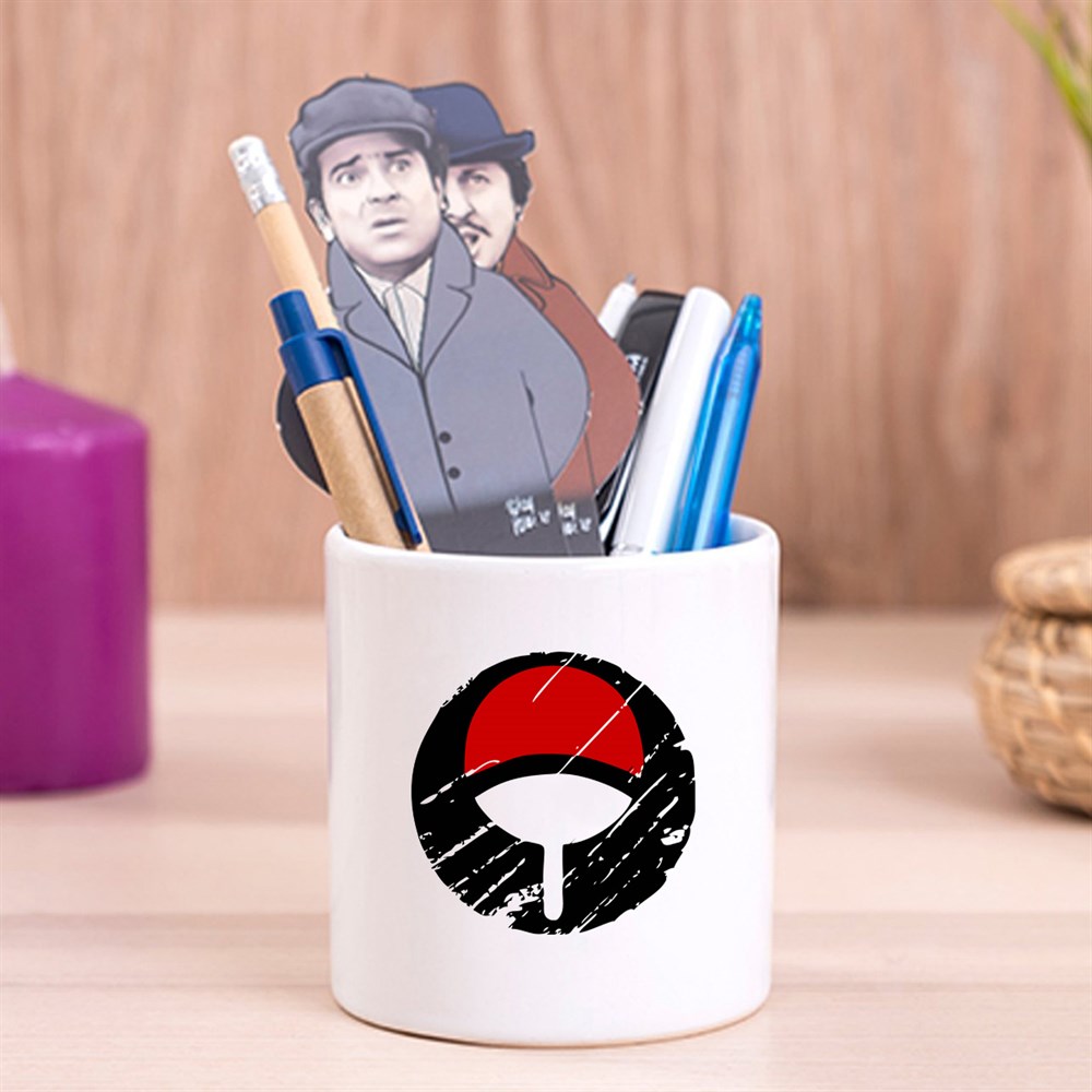 Naruto Sembol 2 Tasarımlı Seramik Kalemlik