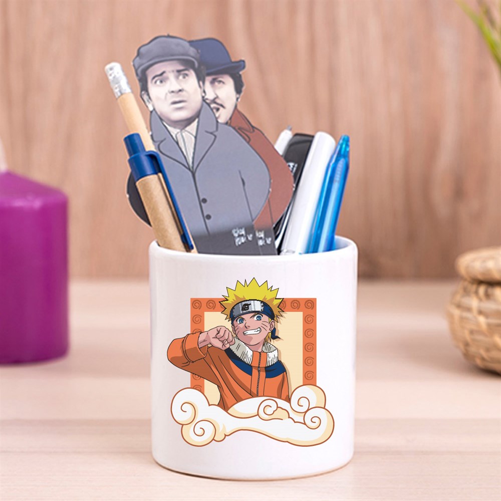 Naruto Wins Tasarımlı Seramik Kalemlik
