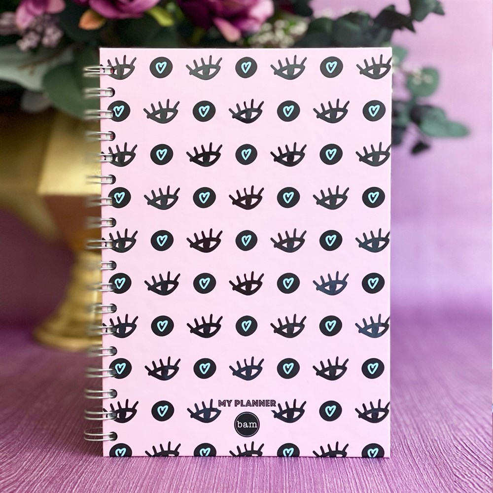 Nazar Göz Tasarımlı Spiralli Defter