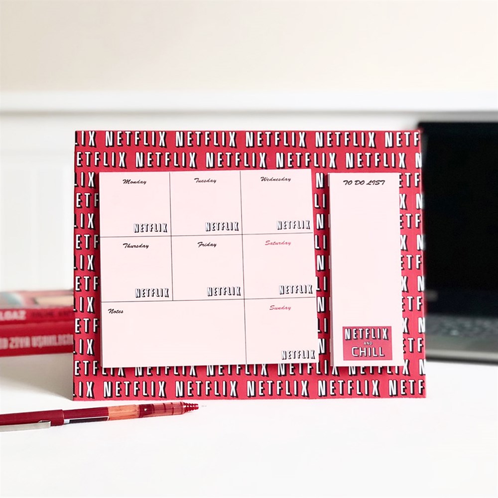 Netfilix Tasarımlı Haftalık Planner
