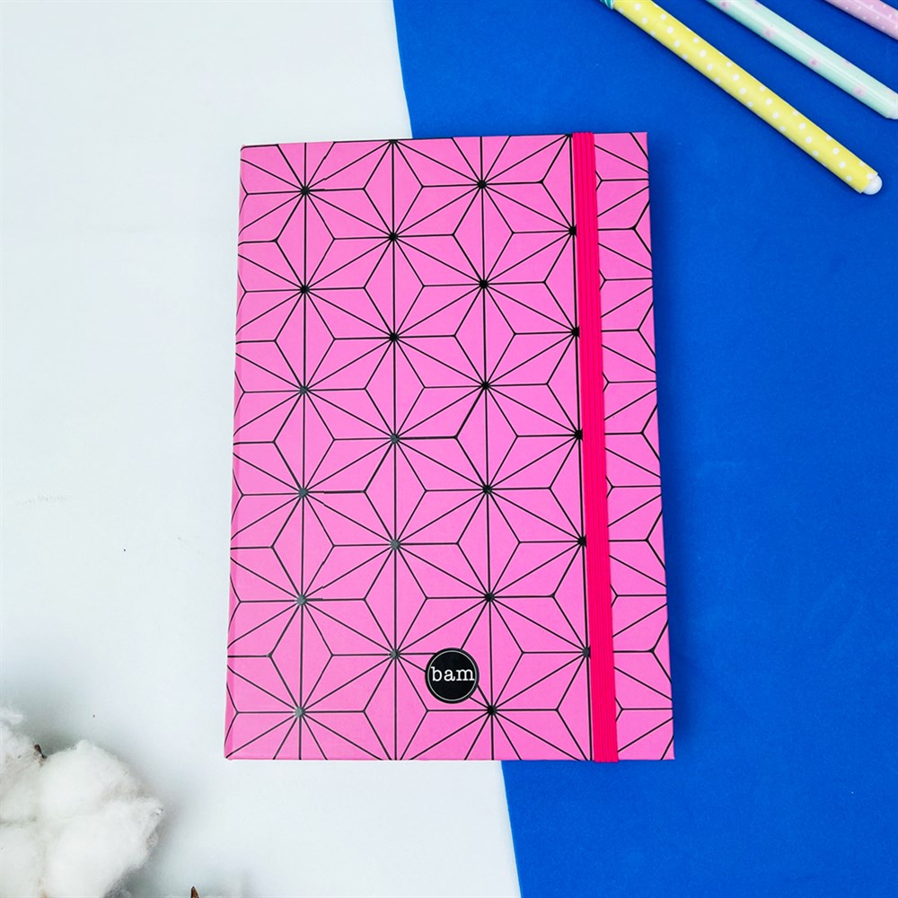 Nezuko Kamada Tasarımlı Lastikli Defter