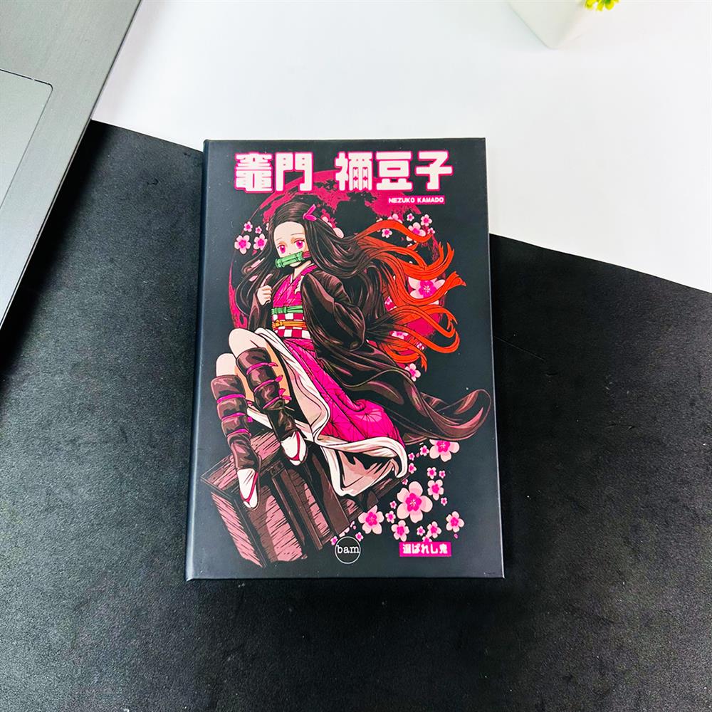 Nezuko Kamado Tasarımlı Lastikli Defter