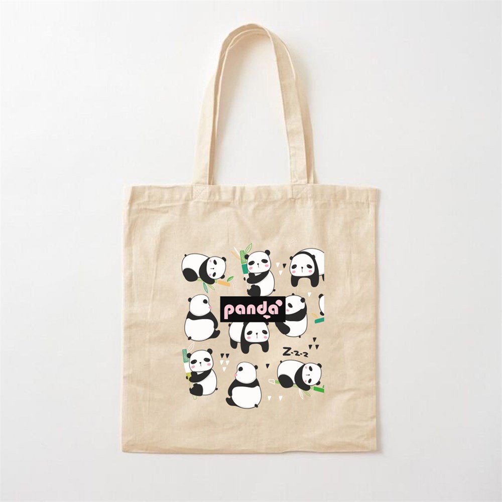 Panda Tasarımlı Bez Çanta