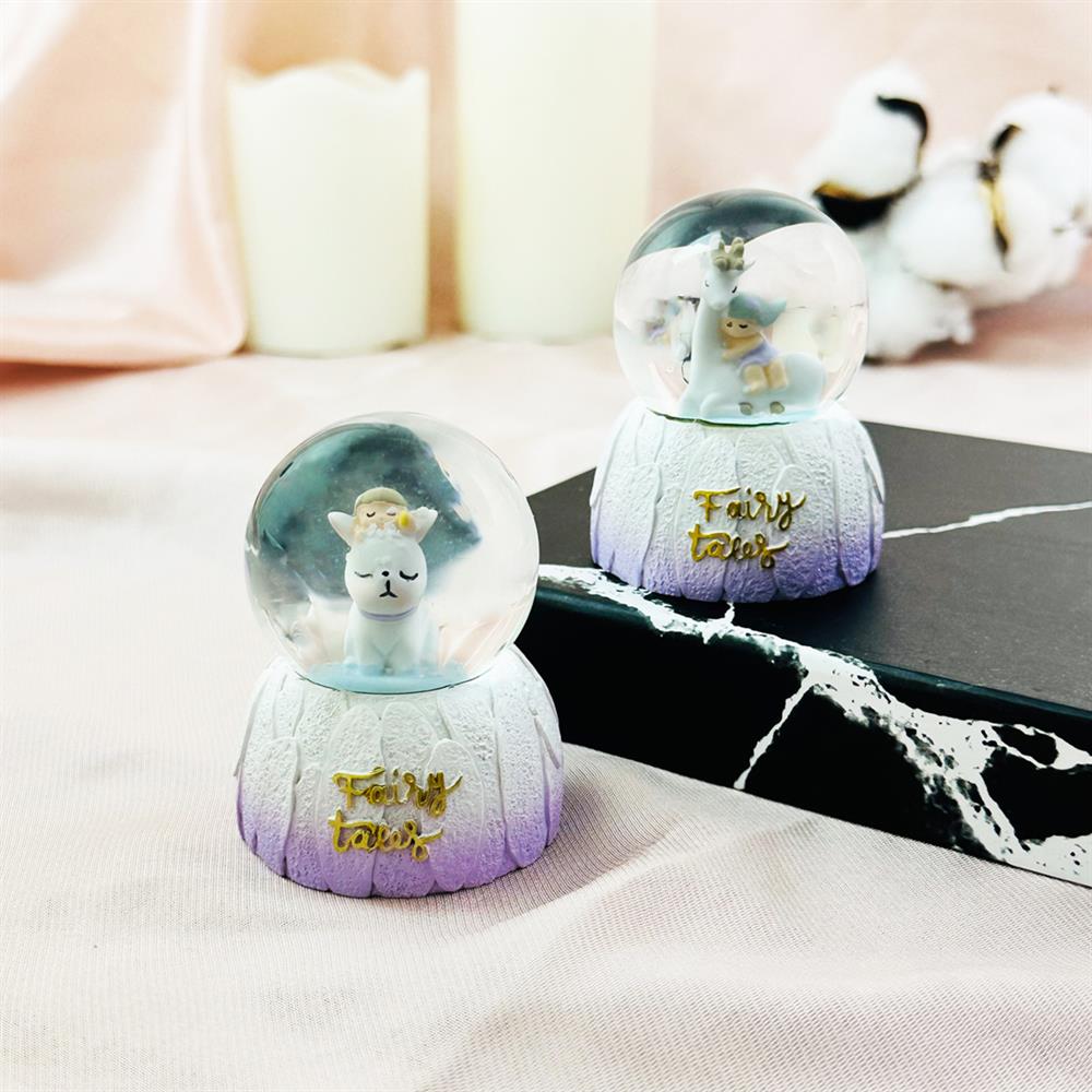 Peri Masalı Mini Işıklı Kar Küresi