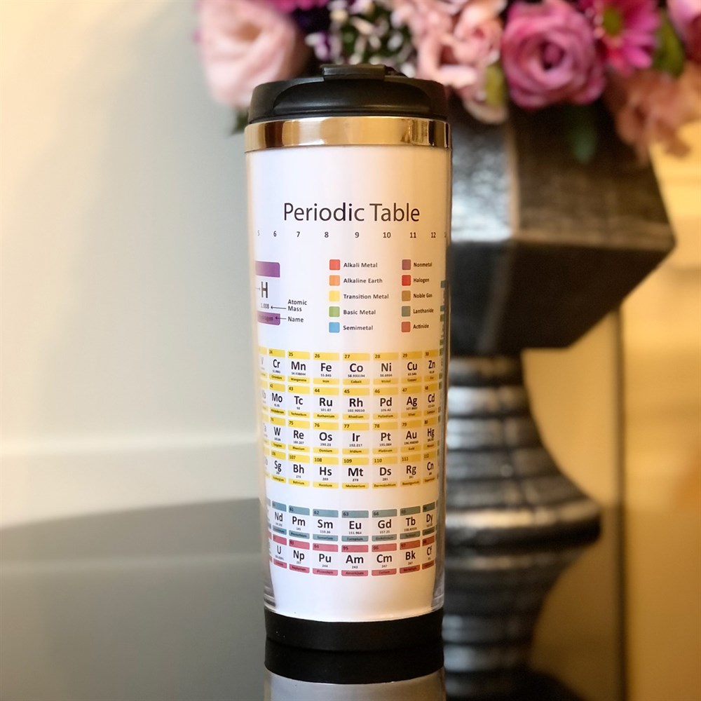 Periyodik Tablo Tasarımlı 400 Ml Mug Bardak