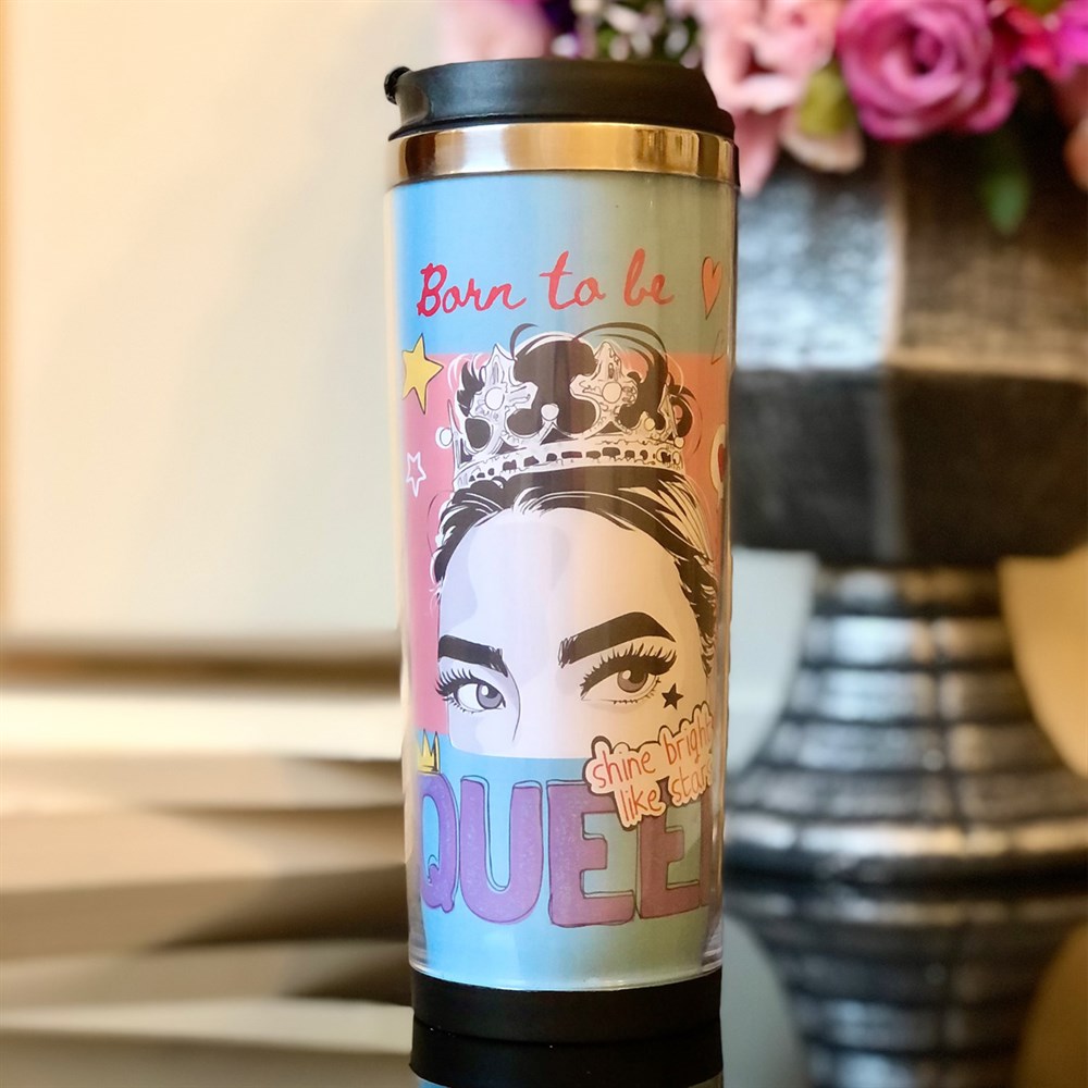 Pink Queen Tasarımlı 400 Ml Mug Bardak