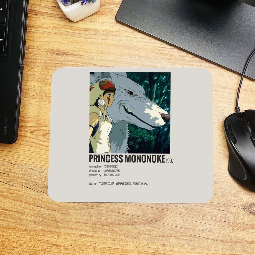 Princess Mononoke Tasarımlı Mouse Pad