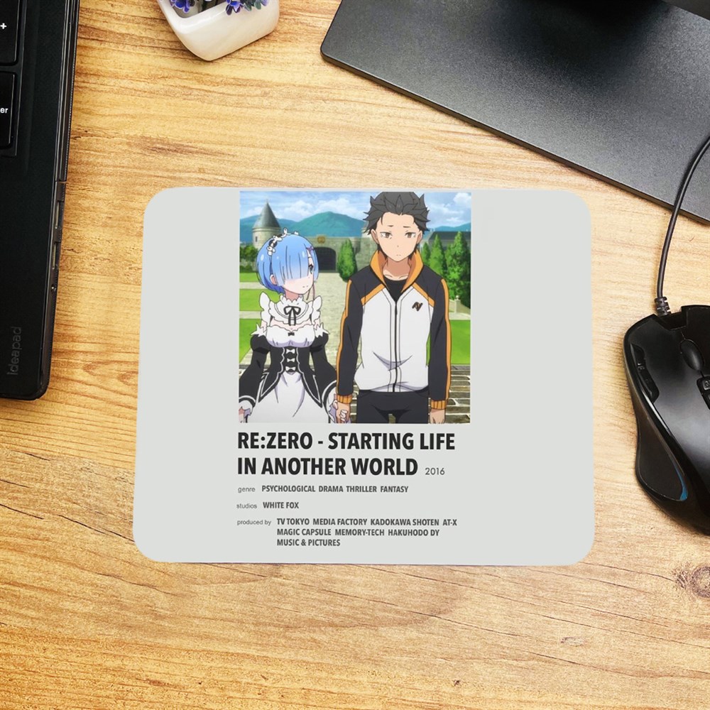 Re Zero Starting Life in Another World Tasarımlı Mouse Pad
