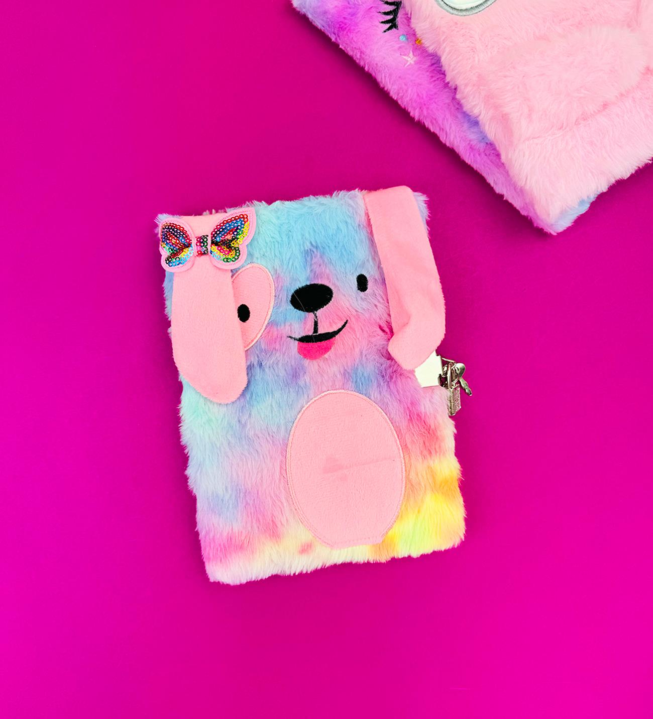 Renkli Hayvanlar Peluş Defter