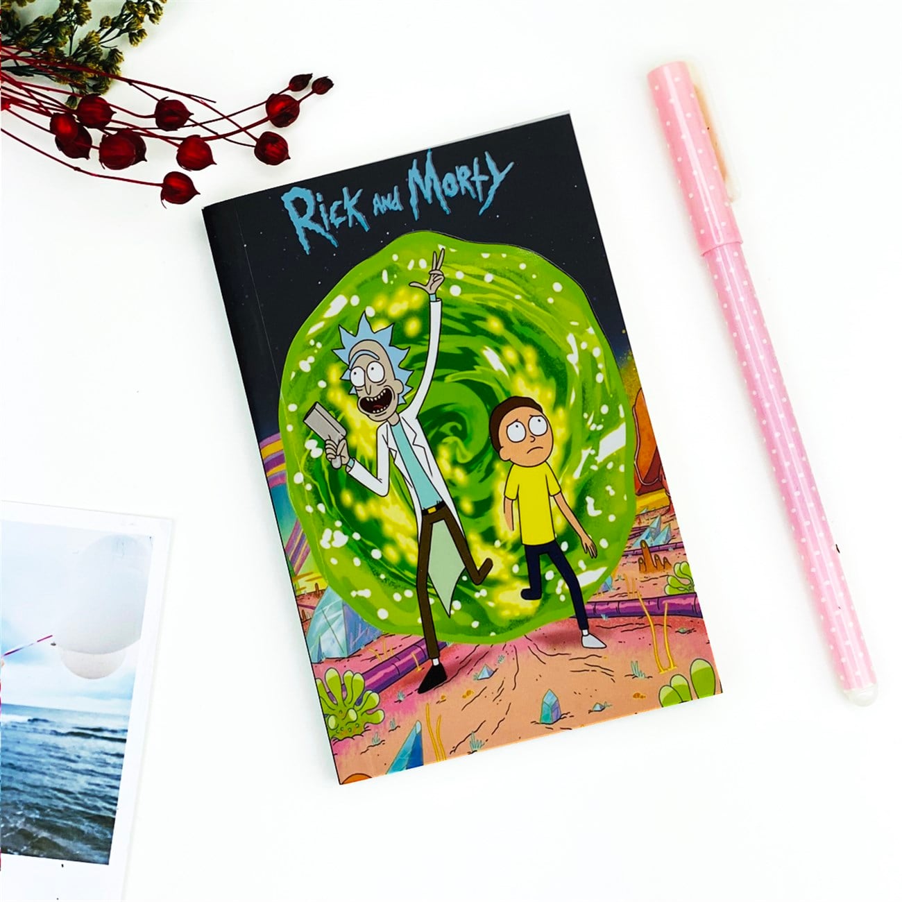 Rick and Morty Tasarımlı Toptan Cep Defteri