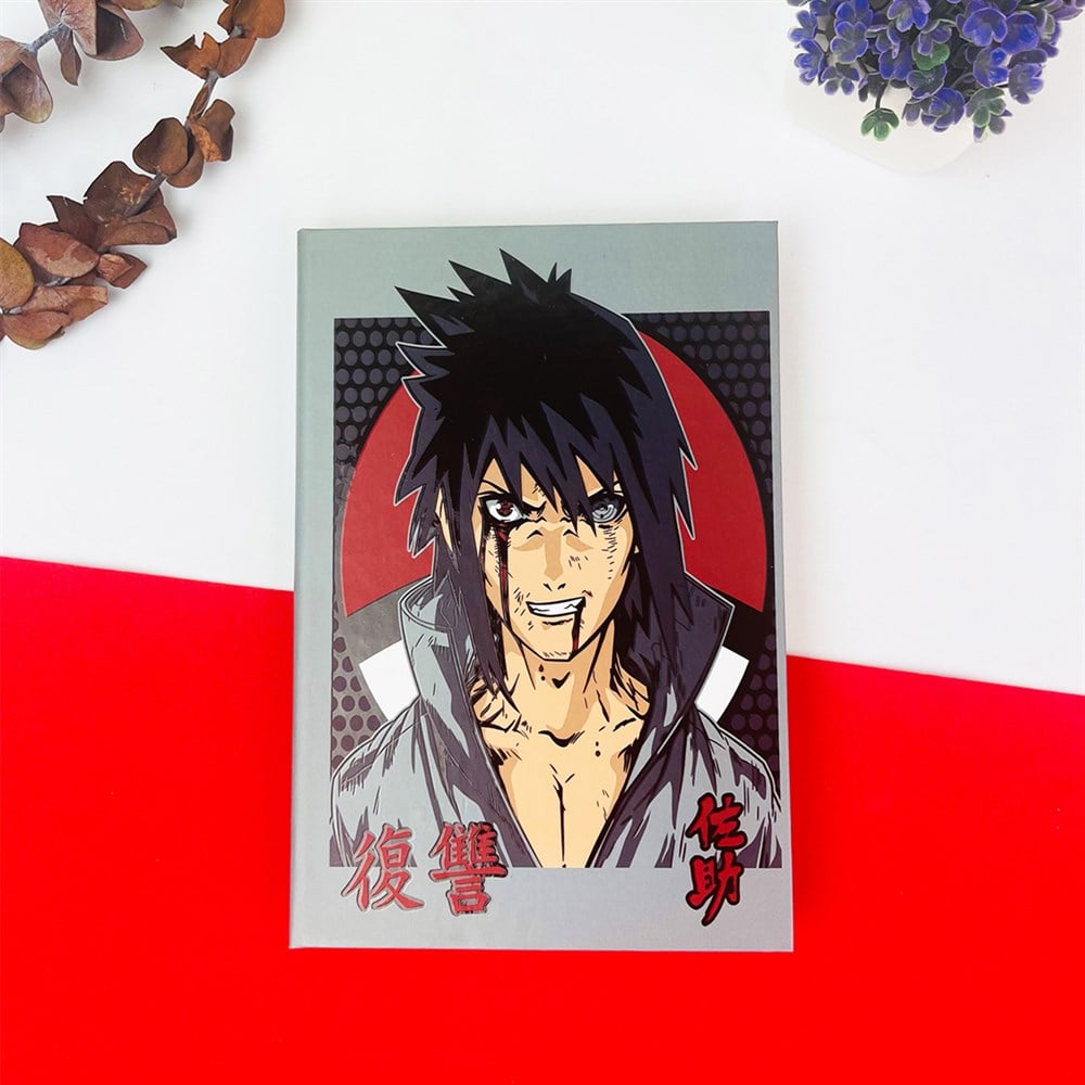Sasuke Tasarımlı Lastikli Defter
