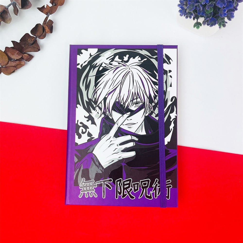 Satoru Gojo Tasarımlı Lastikli Defter